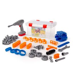 Конструктор Изобретатель - Трактор-погрузчик №1 (142 элемента) + шуруповёрт (в контейнере) - Полесье фото 2