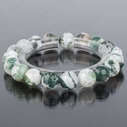 Браслет из Мохового агата 18 см