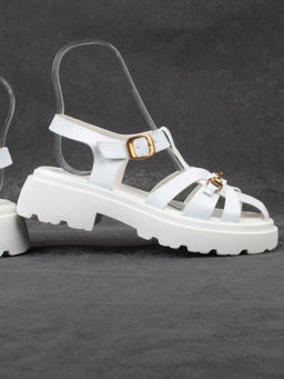 08-PEAG54-1 WHITE Босоножки женские (натуральная кожа) - Фабричный китай фото 14