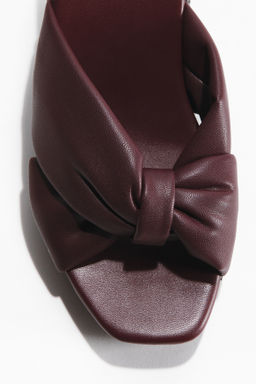 Sandalias de tac?n estilo zueco - H&m фото 3