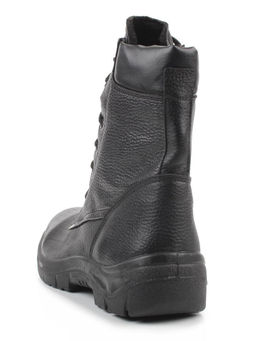 05-9010 BLACK Ботинки зимние мужские (натуральная кожа, искусственная кожа, искусственный мех)