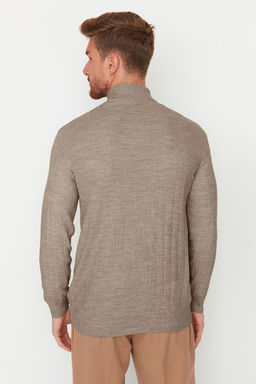 Vizon Erkek Regular Bal?kc? Yaka Duz Triko Kazak TMNAW21KZ2502