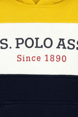 Erkek _ocuk Sar_ Kap__onlu Basic Sweatshirt - U.s. polo assn фото 4