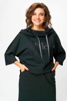 Костюм Michel Chic 1438 изумрудный фото 4