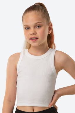 Майка-топ для девочки в рубчик Baykar