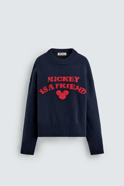 MICKEY SILHOUETTE TEXT SWEATER HARRY LAMBERT FOR ZARA X DISNEY  фото 2