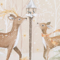 Комплект штор для кухни с подхватами Christmas forest 145?180 см-2 шт., габардин