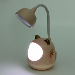 Цена за 2 шт. Настольная лампа "Sweet - Котёнок" 9*22.5 см LED, USB 3w 5v, Розовый