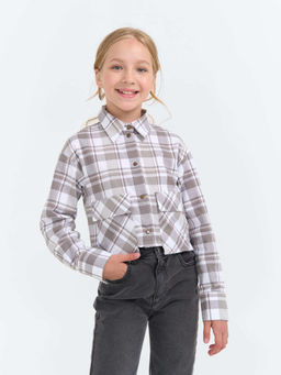 Рубашка фланелевая укороченная Дымка 7+