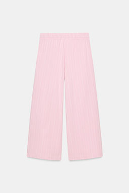 PANTAL?N CULOTTE RAYAS / Rosa / Blanco - Zara фото 9