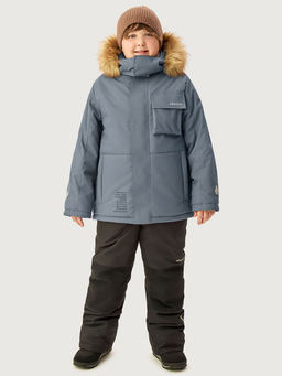 Костюм п7з10526 сталь/черный