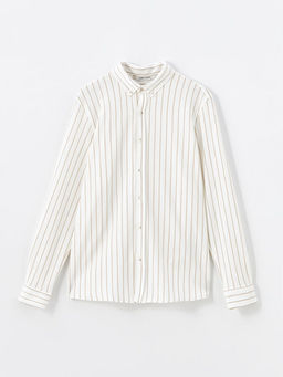 Slim Fit Uzun Kollu ?izgili Erkek G?mlek