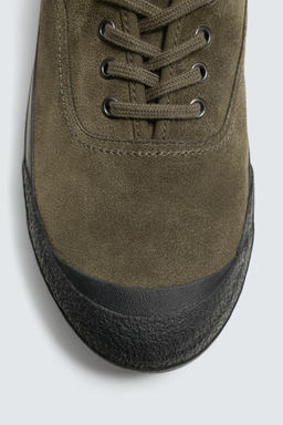 LEATHER LIMITED EDITION TRAINERS - Zara фото 6