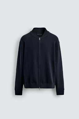 COTTON BLEND KNIT CARDIGAN - Zara фото 6