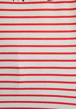 Love You Bask?l? Cizgili Istanbul Tisort - Mavi фото 8