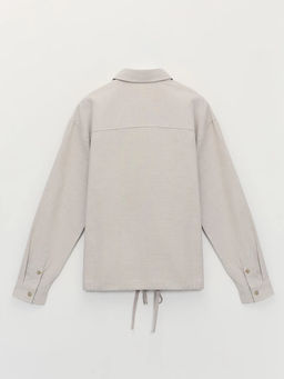 Рубашка из льна и хлопка / Zarina  фото 8