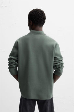 VISCOSE BLEND KNIT POLO SHIRT - Zara фото 27