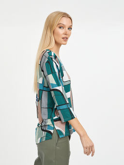 футболка женская с длинным рукавом и принтом - Glenfield фото 6