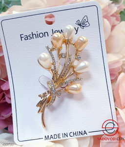 Брошь женская на булавке