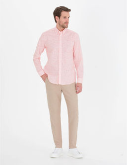 Pembe Regular Fit Uzun Kollu G_mlek - Pierre cardin фото 4