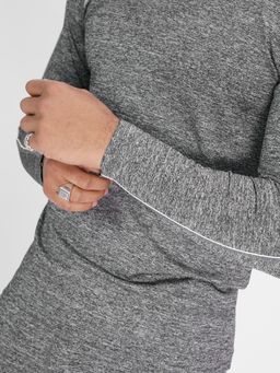 Комплект мужского термобелья без начеса серого цвета 2214Sr - FUYOUKAI фото 13