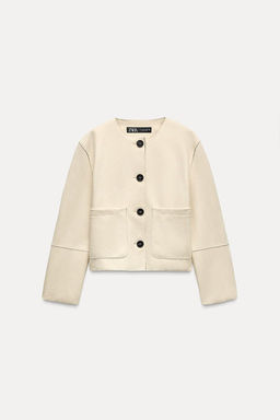 FAUX SUEDE JACKET - Zara фото 8