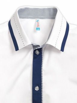 PELICAN, сорочка верхняя для мальчиков, Белый  фото 4