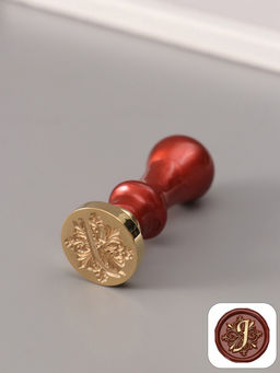 Печать для сургуча с пластиковой ручкой «Буква J на вензеле», 2.5×2.5×6.3 см