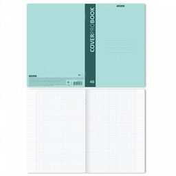 Цена за 6 шт. Тетрадь общая ученическая с пластиковой обложкой на скобе ErichKrause CoverProBook matt, Pastel, розовый, А4, 48 листов, клетка фото 13