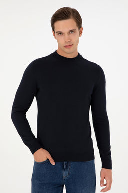 Мужской темно-синий базовый свитер Неожиданная скидка в корзине - U.s. polo assn фото 3