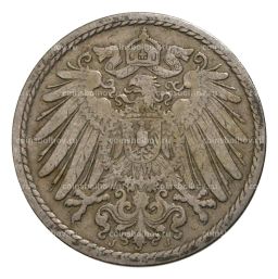 5 пфеннигов 1901 года J Германия