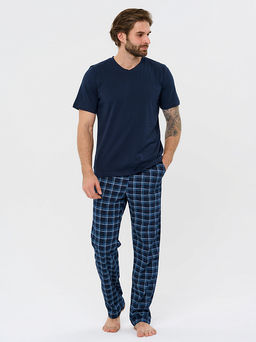 Пижама Грант_М331/темно-голубой - Ihomelux фото 4