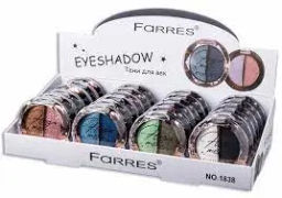 FARRES /1838-MIX/ Тени для век 2 цвета с высокой пигментацией (*24)