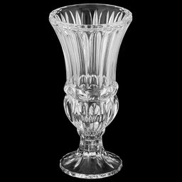 Ваза стеклянная для цветов "Эрмитаж" 1л, д14,6см, h29см, в коробке, "Делисога (Delisoga)" (Китай)