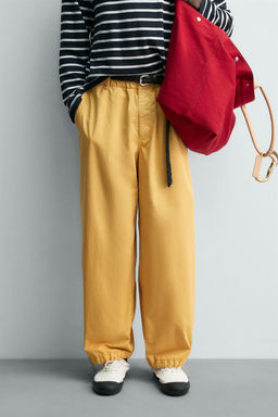 PANTAL?N RELAXED FIT ALGOD?N AARON LEVINE X ZARA / Amarillo claro  фото 2