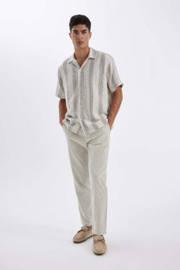 Хлопковые брюки узкого кроя Jogger - Defacto фото 2