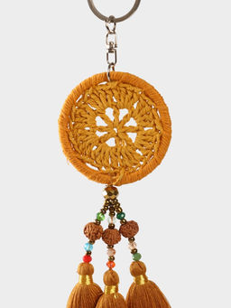 Брелок «Ловец снов», 19 см, бежевый