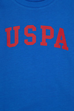 Erkek _ocuk Koyu Mavi Bisiklet Yaka Basic Sweatshirt Sepette S_rpriz _ndirim - U.s. polo assn фото 3