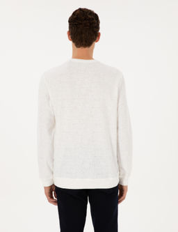 Ekru Regular Fit Sweatshirt