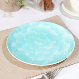 Тарелка керамическая десертная Доляна Микаэла, d=20 см, цвет бирюзовый фото 2