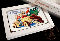 Сувенирные пряники (фотопечать) 170 гр. Новогодняя подмога Повидло