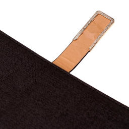 Ежедневник недатированный Calligrata, А5, в линейку, с хлястиком, 100 листов, обложка ПВХ, чёрный