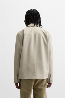 LEATHER EFFECT JACKET - Zara фото 3
