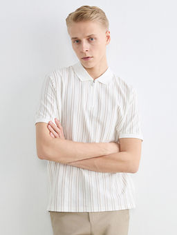 Polo Yaka ?izgili Erkek Ti??rt