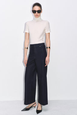 ZW COLLECTION WIDE-LEG HIGH-WAIST JEANS - Zara фото 61