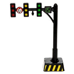 Набор машинок «Спецтехника», 3 шт., дорожные знаки, МИКС