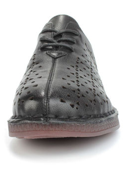 03-5006-1 BLACK Полуботинки женские (натуральная кожа) - Фабричный китай фото 7