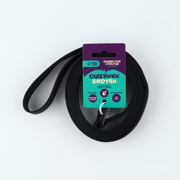 Поводок биотановый 2,5м х 20 мм, чёрный - Пушистое счастье фото 5