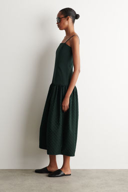 VESTIDO ESCULPIDO CON LUNARES JACQUARD - H&m фото 4