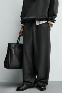 PANTAL?N BAGGY FIT JOGGER / Gris antracita - Zara фото 5